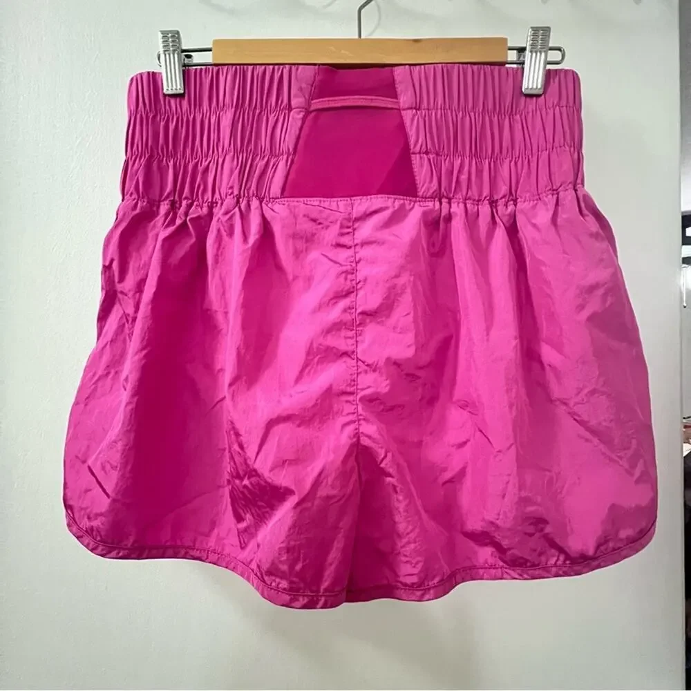 Free People Pink Fuchsia The Way Home Shorts Size Large